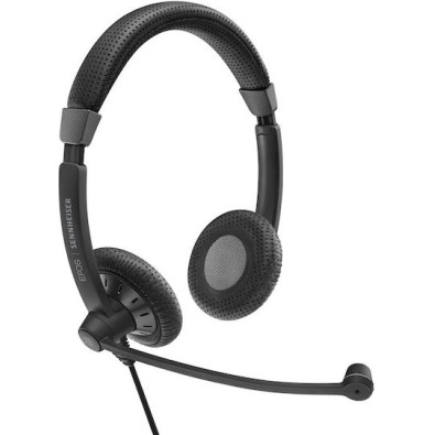 Sennheiser SC 75 USB MS On Ear Multimedia Ακουστικά με μικρόφωνο και σύνδεση 3.5mm Jack / USB-A