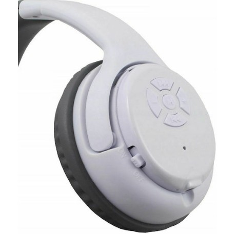 Esperanza EH163 Libero Ασύρματα Bluetooth On Ear Ακουστικά με 4 ώρες Λειτουργίας Λευκά