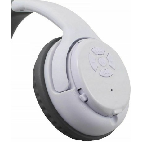 Esperanza EH163 Libero Ασύρματα Bluetooth On Ear Ακουστικά με 4 ώρες Λειτουργίας Λευκά