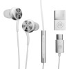 Maxell XC1 In-ear Handsfree Ακουστικά με Βύσμα USB-C Λευκό