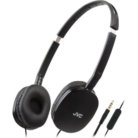JVC HA-S160M-BU Ενσύρματα On Ear Ακουστικά Μαύρα