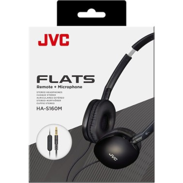 JVC HA-S160M-BU Ενσύρματα On Ear Ακουστικά Μαύρα