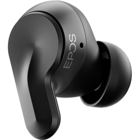 Epos Adapt E1 In-ear Bluetooth Handsfree Ακουστικά με Αντοχή στον Ιδρώτα και Θήκη Φόρτισης Scandinavian Black