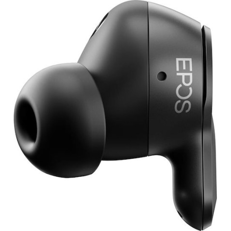 Epos Adapt E1 In-ear Bluetooth Handsfree Ακουστικά με Αντοχή στον Ιδρώτα και Θήκη Φόρτισης Scandinavian Black