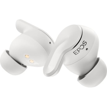 Epos Adapt E1 In-ear Bluetooth Handsfree Ακουστικά με Αντοχή στον Ιδρώτα και Θήκη Φόρτισης Nordic White