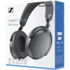 Sennheiser Momentum 4 Ασύρματα / Ενσύρματα Over Ear Ακουστικά με 60 ώρες Λειτουργίας και Quick Charge Μαύρα