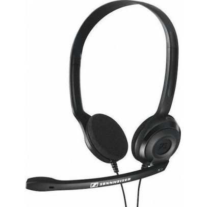 Sennheiser PC 7 On Ear Multimedia Ακουστικά με μικροφωνο και σύνδεση USB-A
