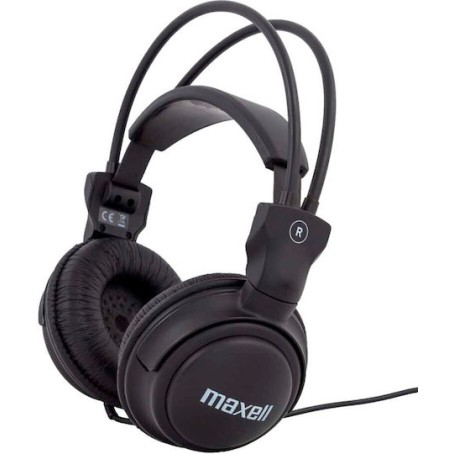 Maxell Home Studio Ασύρματα / Ενσύρματα On Ear Ακουστικά με 24 ώρες Λειτουργίας Μαύρα