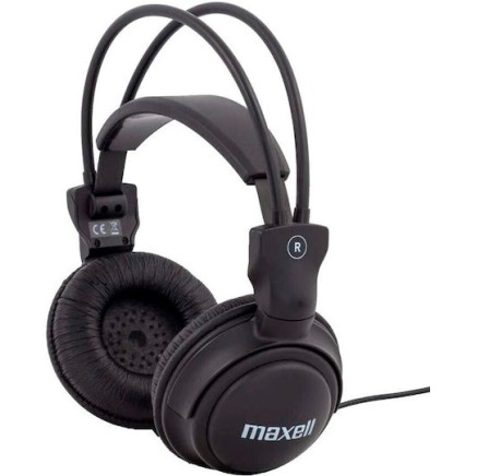 Maxell Home Studio Ασύρματα / Ενσύρματα On Ear Ακουστικά με 24 ώρες Λειτουργίας Μαύρα