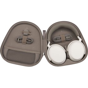 Sennheiser Momentum 4 Ασύρματα / Ενσύρματα Over Ear Ακουστικά με 60 ώρες Λειτουργίας και Quick Charge Λευκά