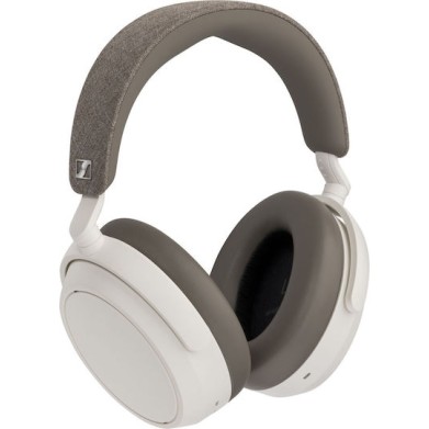 Sennheiser Momentum 4 Ασύρματα / Ενσύρματα Over Ear Ακουστικά με 60 ώρες Λειτουργίας και Quick Charge Λευκά