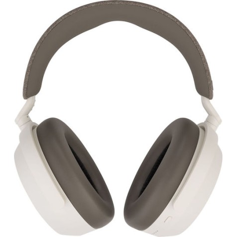 Sennheiser Momentum 4 Ασύρματα / Ενσύρματα Over Ear Ακουστικά με 60 ώρες Λειτουργίας και Quick Charge Λευκά