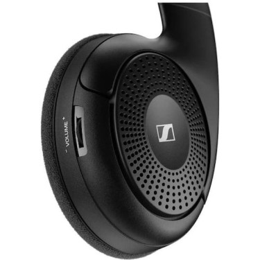 Sennheiser RS 120-W Ασύρματα / Ενσύρματα Over Ear Ακουστικά με 20 ώρες Λειτουργίας και Quick Charge Μαύρα
