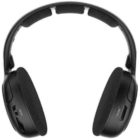 Sennheiser RS 120-W Ασύρματα / Ενσύρματα Over Ear Ακουστικά με 20 ώρες Λειτουργίας και Quick Charge Μαύρα