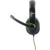 Esperanza Crow (Green) Over Ear Gaming Headset με σύνδεση 2x3.5mm Πράσινο