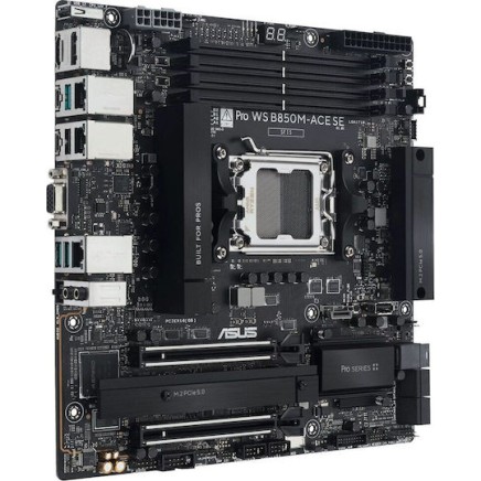 Asus Pro Ws B850M-Ace Se Motherboard ATX με AMD AM5 Socket 90MB1MN0-M0EAY0