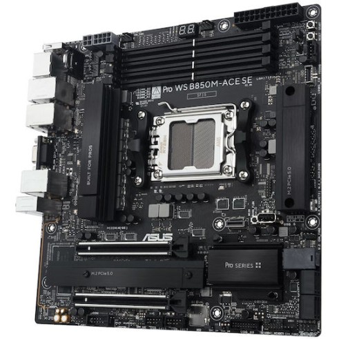 Asus Pro Ws B850M-Ace Se Motherboard ATX με AMD AM5 Socket 90MB1MN0-M0EAY0