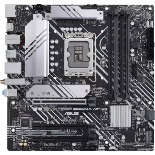 Asus Prime B660M-A WiFi D4 Motherboard Micro ATX με Intel 1700 Socket 90MB1AE0-M0EAY0