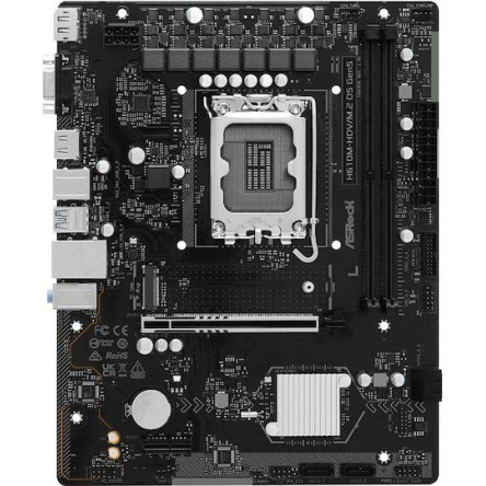 ASR H610M-HDV/M.2 D5 rev. 5.0 Motherboard Micro ATX με Intel 1700 Socket 90-MXBTU0-A0UAYZ