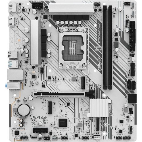 ASRock B760M-X Gen5 Motherboard Micro ATX με Intel 1700 Socket 90-MXBTR0-A0UAYZ