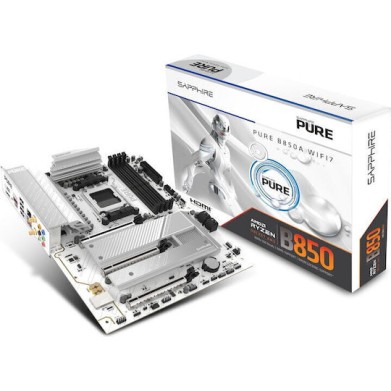 Sapphire PURE B850A WIFI7 Motherboard ATX με AMD AM5 Socket 52123-11-40G