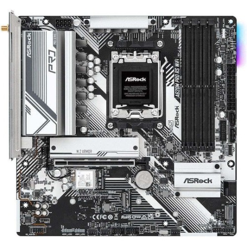 ASRock A620AM Pro-A WiFi Motherboard Micro ATX με AMD AM5 Socket 90-MXBSY-A0UAYZ