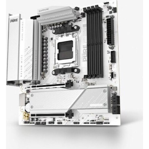 Sapphire Pure B850M WIFI Motherboard Micro ATX με AMD AM5 Socket 52123-02-40G