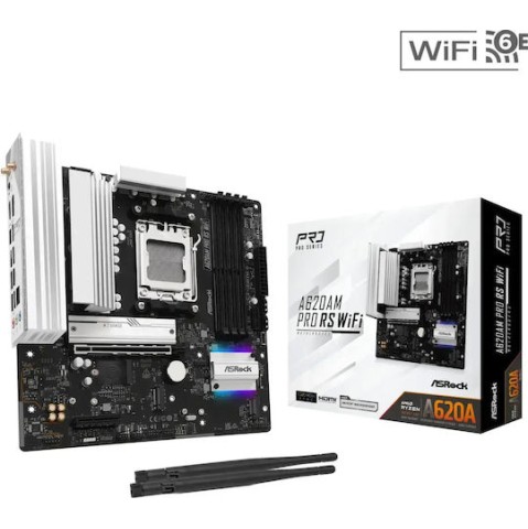 ASRock A620AM-X Motherboard Micro ATX με AMD AM5 Socket 90-MXBSV-A0UAYZ