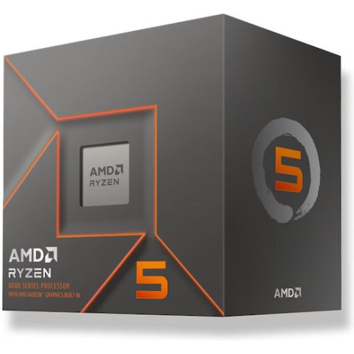 AMD Ryzen 5 8500G 3.5GHz Επεξεργαστής 6 Πυρήνων για Socket AM5 σε Κουτί με Ψύκτρα