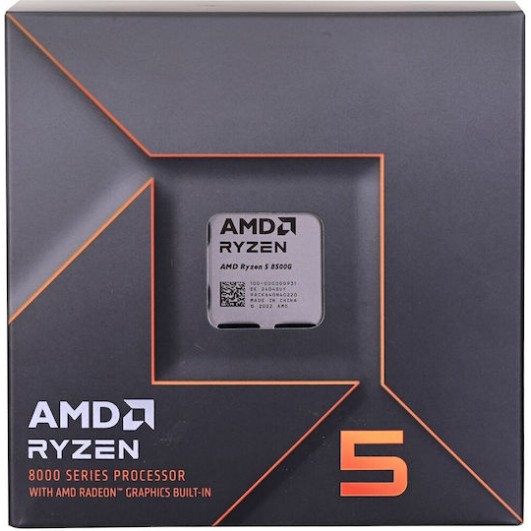 AMD Ryzen 5 8500G 3.5GHz Επεξεργαστής 6 Πυρήνων για Socket AM5 σε Κουτί με Ψύκτρα