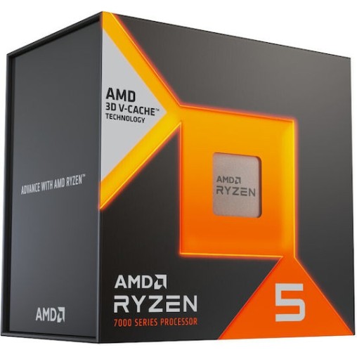 AMD Ryzen 5 7500X3D 4GHz Επεξεργαστής 6 Πυρήνων για Socket AM5 σε Κουτί