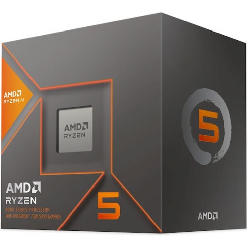 AMD Ryzen 5 8600G 4.3GHz Επεξεργαστής 6 Πυρήνων για Socket AM5 σε Κουτί με Ψύκτρα