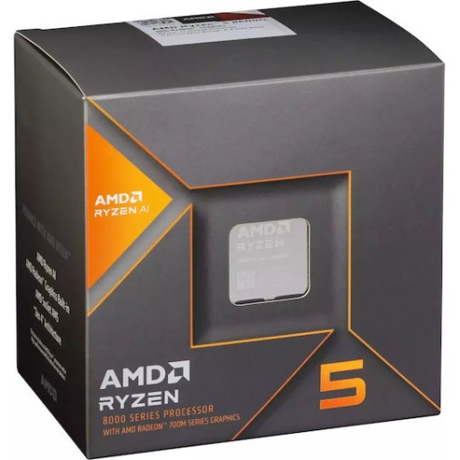 AMD Ryzen 5 8600G 4.3GHz Επεξεργαστής 6 Πυρήνων για Socket AM5 σε Κουτί με Ψύκτρα