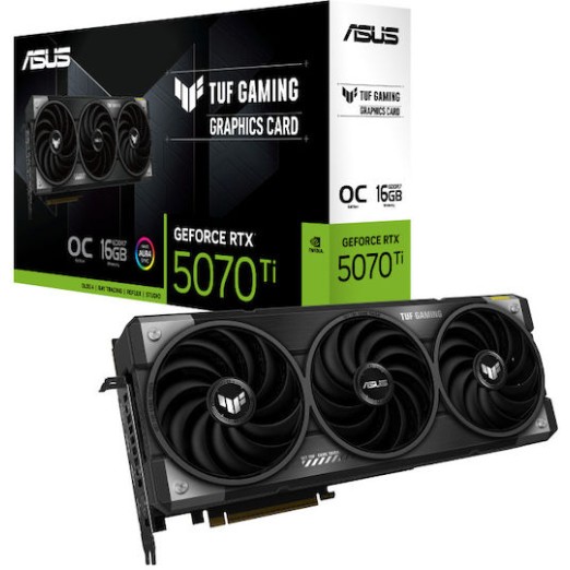 Asus GeForce RTX 5070 Ti 16GB GDDR7 TUF Gaming OC Κάρτα Γραφικών