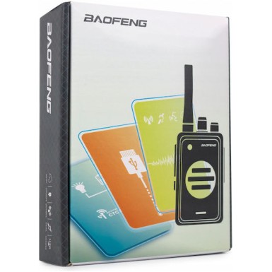 Baofeng Bf-t25e Ασύρματος Πομποδέκτης PMR 0.5W με Μονόχρωμη Οθόνη Dark Blue