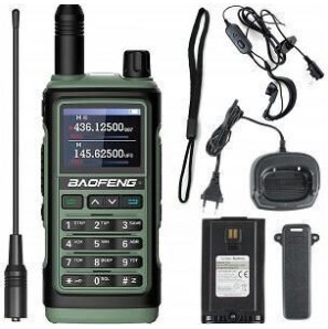 Baofeng Uv-17e Walkie Talkie 5W Σε Πράσινο Χρώμα
