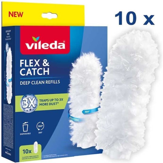 Vileda Flex&catch Ανταλλακτικό Σφουγγαρίστρας 10τμχ 177662