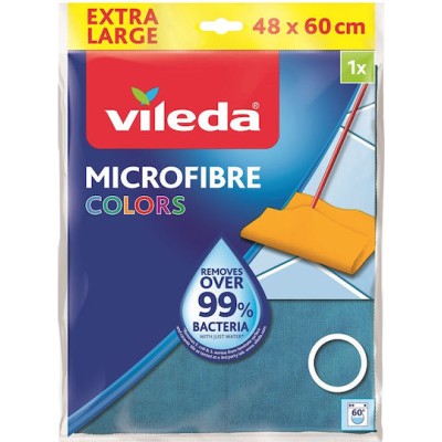 Vileda Microfibre Σπογγοπετσέτα Γενικής Χρήσης Μπλε 48x60εκ.