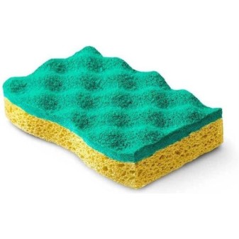 Vileda Glitzi Always Clean Σετ Σφουγγάρια Πιάτων Κίτρινα 2τμχ