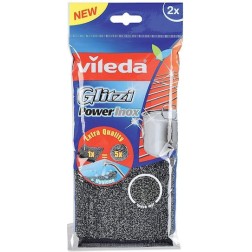 Vileda Glitzi Σετ Σφουγγάρια Ασημί 2τμχ
