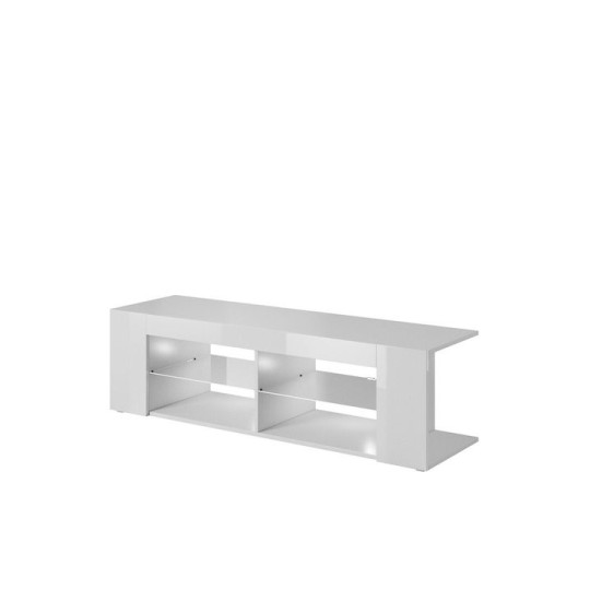 Cama White / White Gloss Μ134xΠ50xΥ40cm