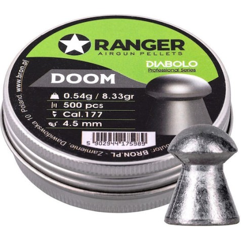 4.5 Mm Ranger Diabolo Professional Doom Shotgun 500 Pcs 0,54 G Rag