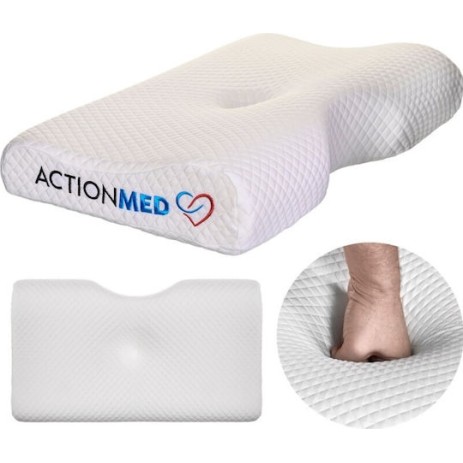 ActionMed Μαξιλάρι 59x35cm σε Λευκό χρώμα PO200AM