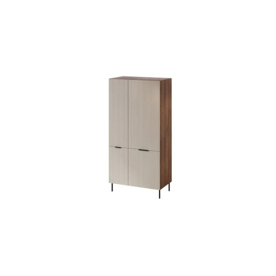 Almera Δίφυλλη Ντουλάπα Cashmere 90x52x185cm