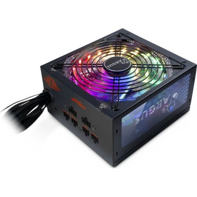 Inter-Tech Argus RGB-750W CM II 750W Μαύρο Τροφοδοτικό Υπολογιστή Semi Modular 80 Plus Gold