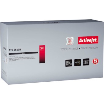 Active Jet Συμβατό Toner για Laser Εκτυπωτή Brother TN-3512BK 12000 Σελίδων Μαύρο
