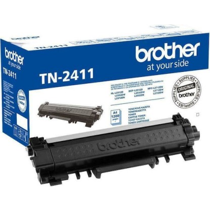 Brother TN-2411 Γνήσιο Toner Laser Εκτυπωτή Μαύρο 1200 Σελίδων (TN-2411)