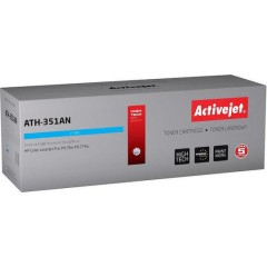 Active Jet Συμβατό Toner για Laser Εκτυπωτή HP 130A CF351A 1100 Σελίδων Κυανό