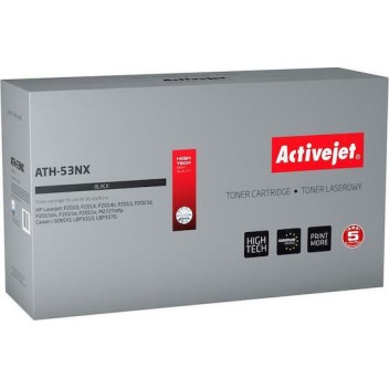 Active Jet Συμβατό Toner για Laser Εκτυπωτή HP 53X Q7553X / Canon CRG-715H 7900 Σελίδων Μαύρο