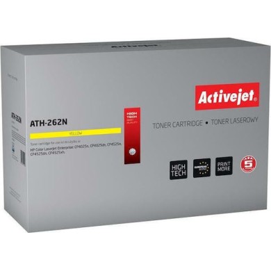 Active Jet Συμβατό Toner για Laser Εκτυπωτή HP 648A CE262A 11000 Σελίδων Κίτρινο